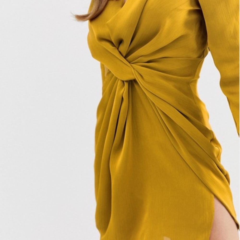 NWT Club L London Gold Knot Dress